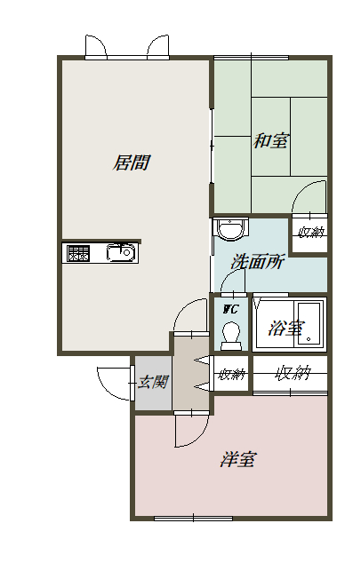 Ｆｏｒｅｓｔ　ＨｅｉｇｈｔｓＡ２０２間取図