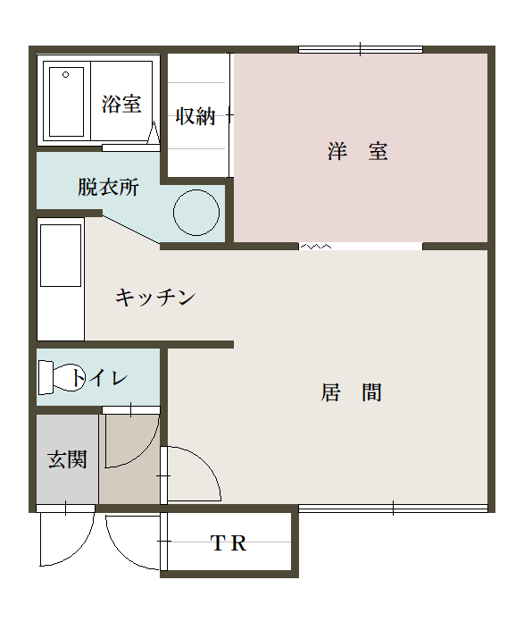 ウインク205間取図
