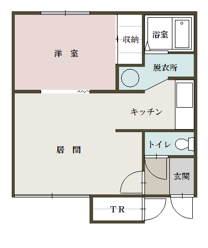 ウインク206間取図