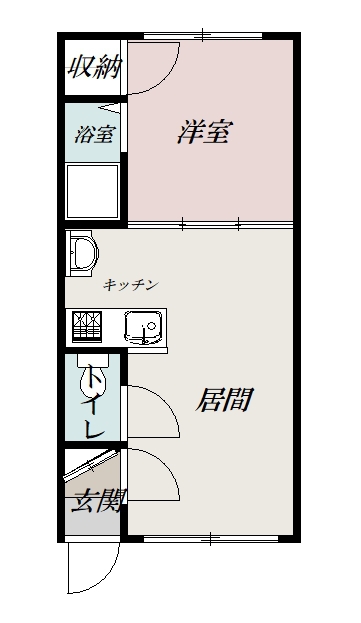 ベルコートハウス203間取図