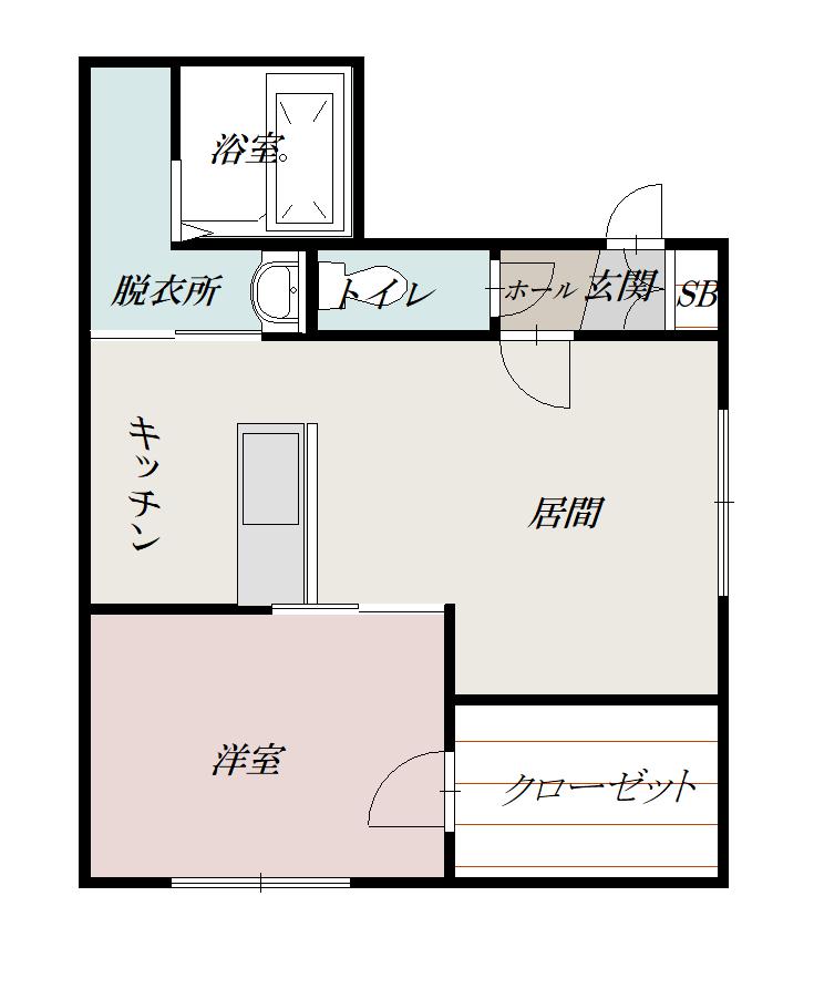 Ｓ　ａｎｄ　Ａ東川１０３間取図