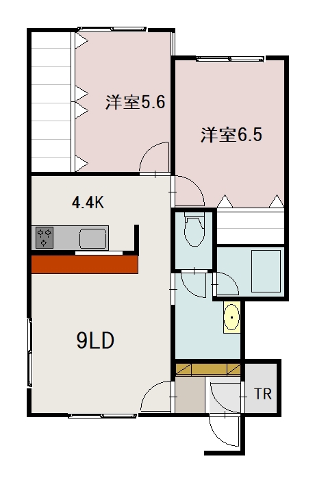 クリヤランス・セコーズ1A間取図