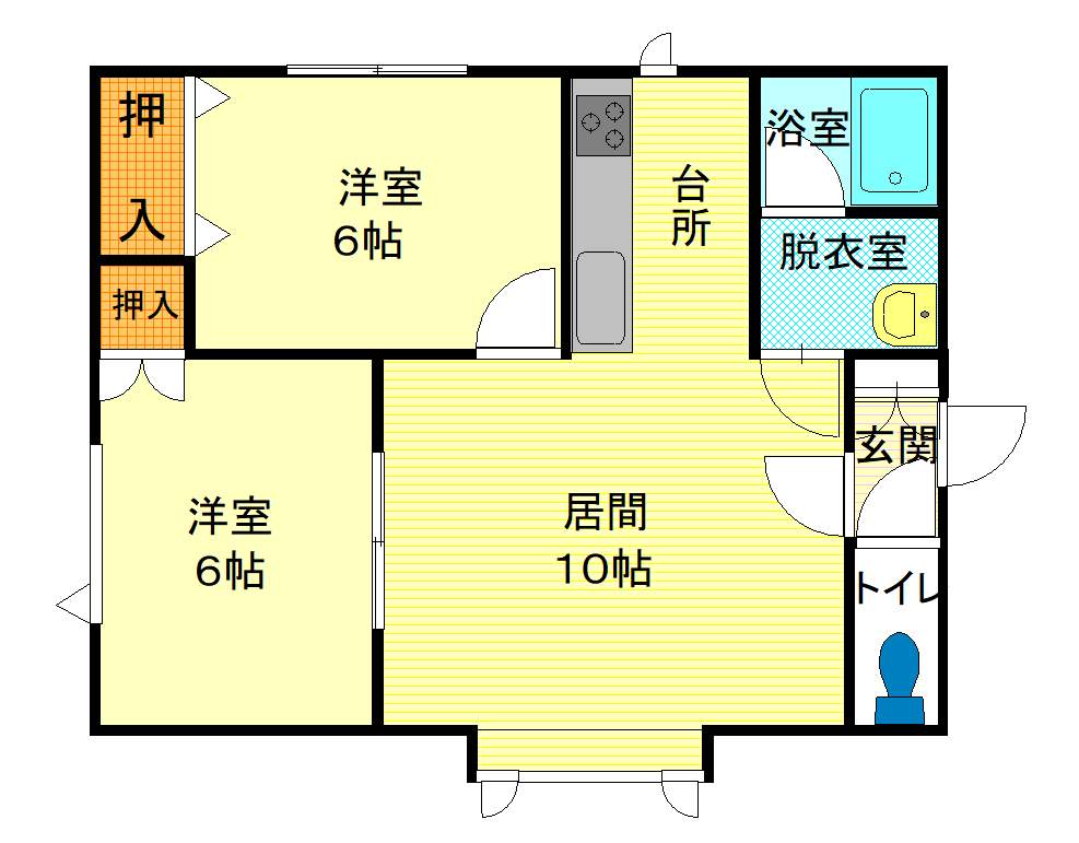 ロジュマン２０１間取図