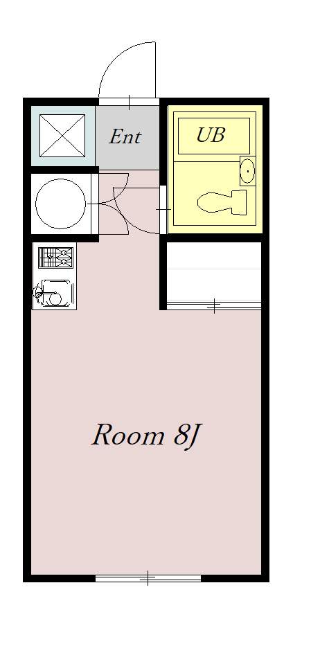 ヴィラナリー旭川　Ａ棟407間取図