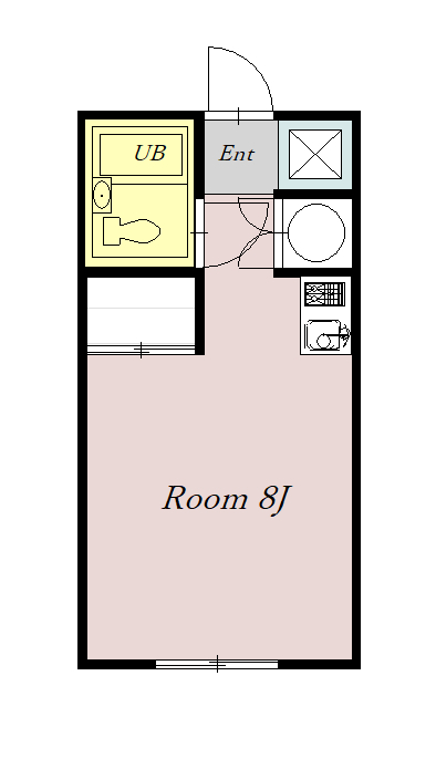 ヴィラナリー旭川　Ａ棟303間取図