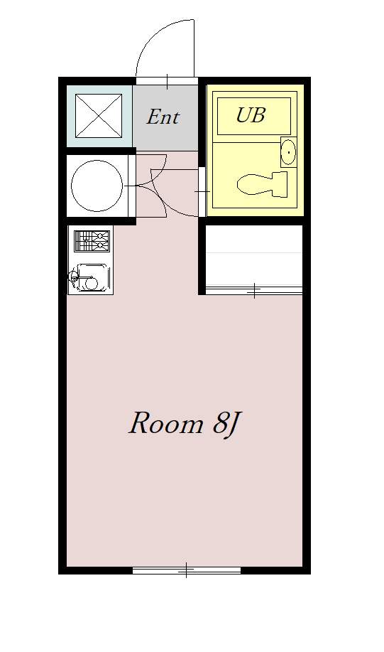 ヴィラナリー旭川　Ａ棟405間取図