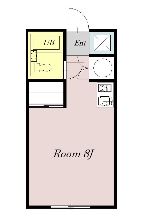 ヴィラナリー旭川　Ａ棟410間取図