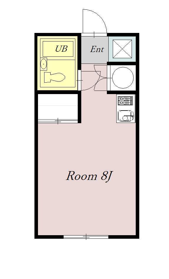ヴィラナリー旭川 A棟404間取図