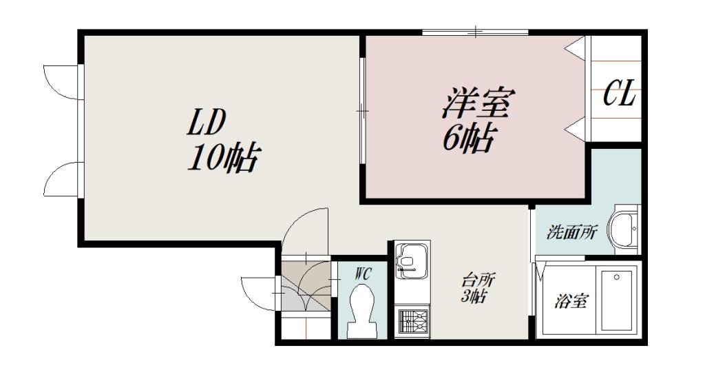 ＧＲＡＣＥ201間取図