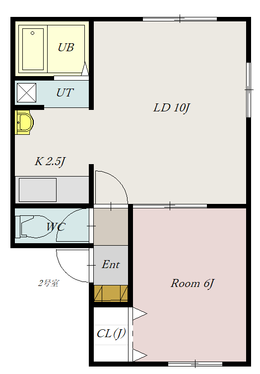 ヴィルシーナ十勝１０２間取図