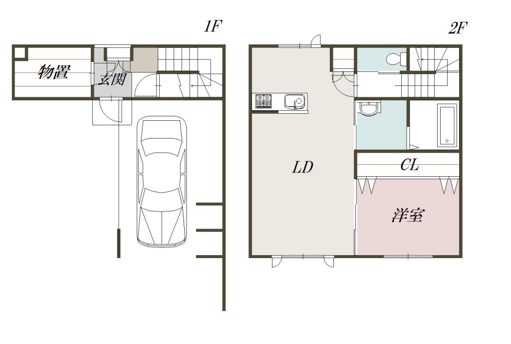 Ｌ（エル）２０３間取図