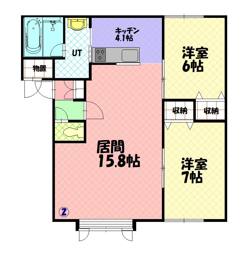 ラピス２０２間取図
