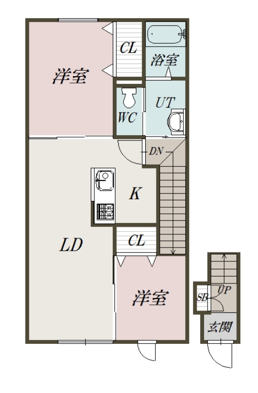 ＳＴＥＰ　Ｂ棟２０３間取図