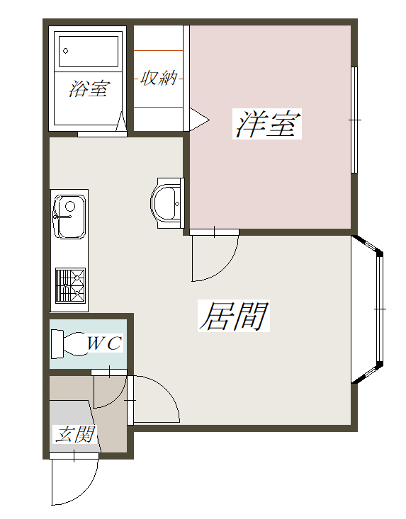 エスパニア名寄Ⅰ１０３間取図