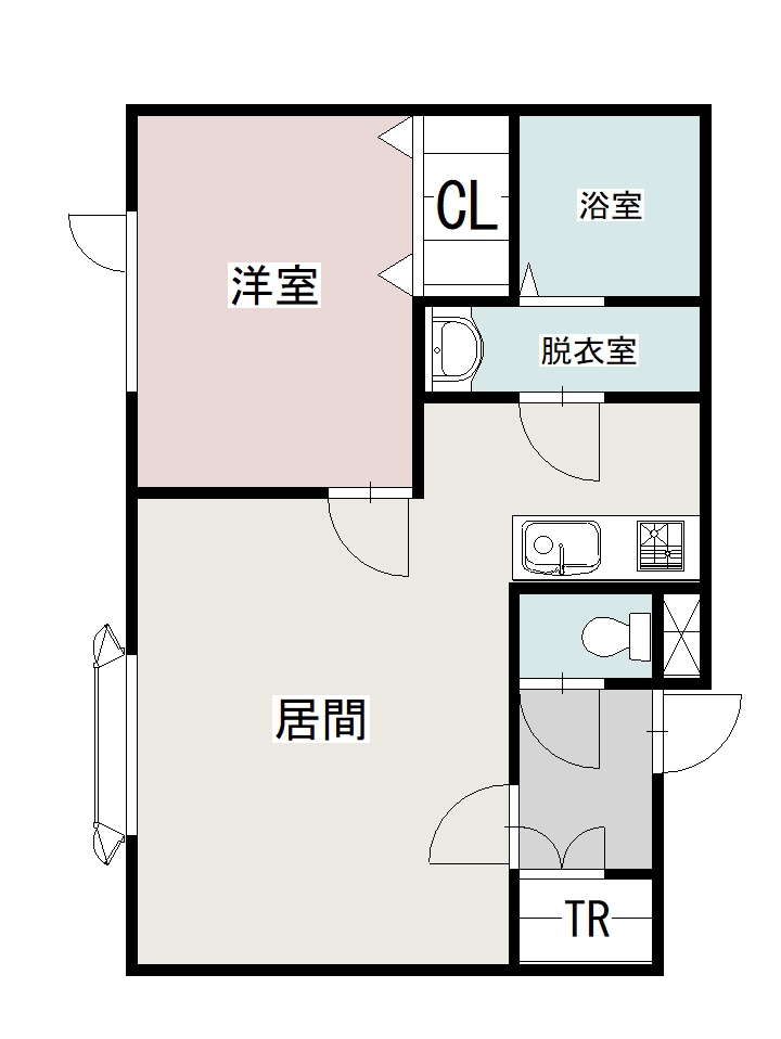 エスパニア名寄Ⅰ101間取図
