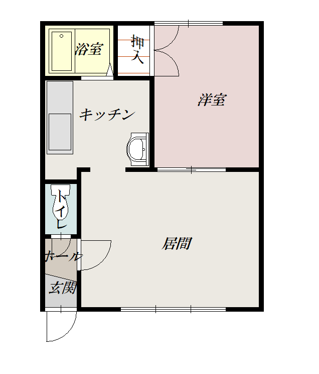 ラビエ１０２間取図