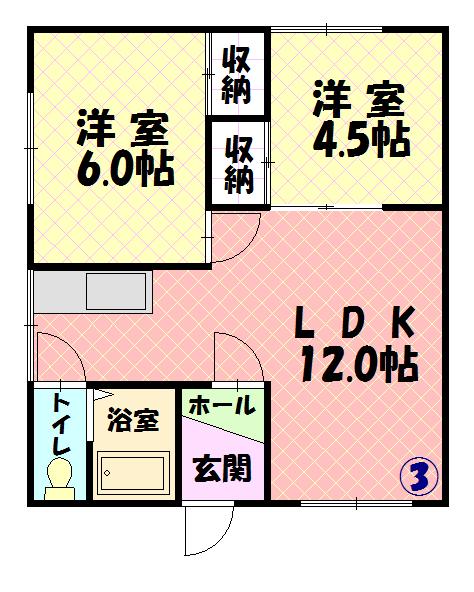 豊岡６・２２０３間取図