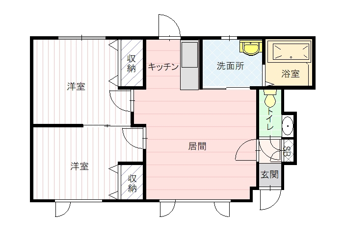 Ｄｉｏ　Ⅱ101間取図