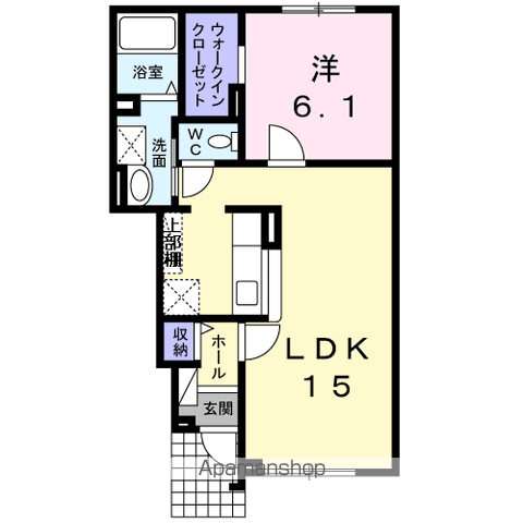 グランボヌールⅠ102間取図