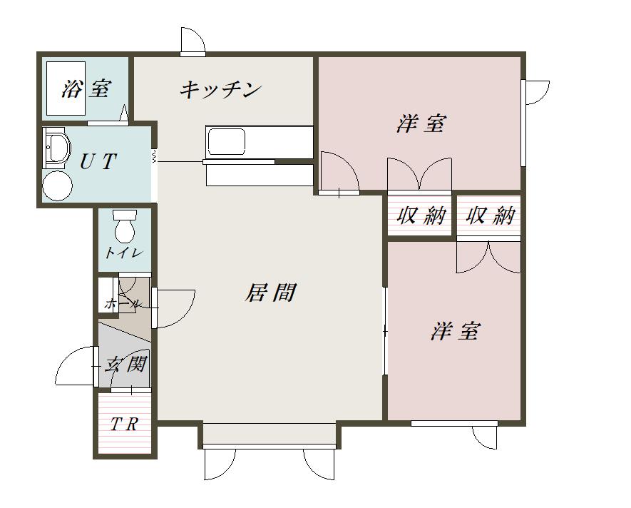 ハイツ福寿Ⅰ102間取図