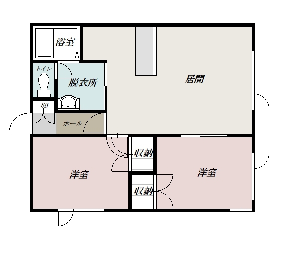 ウィスタリア105間取図