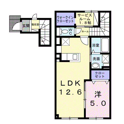 アウル202間取図