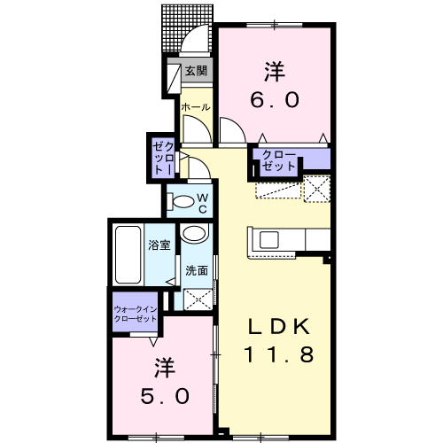 セプテットⅢ１０１間取図
