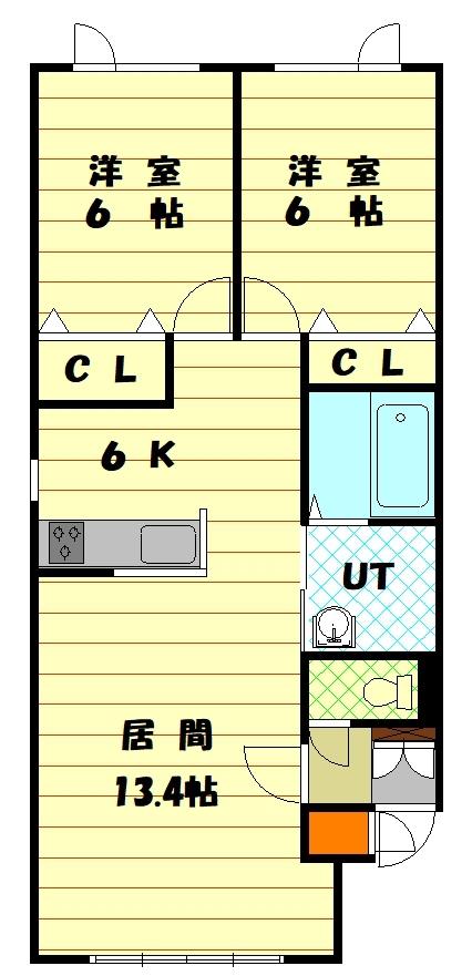 Proud東101間取図