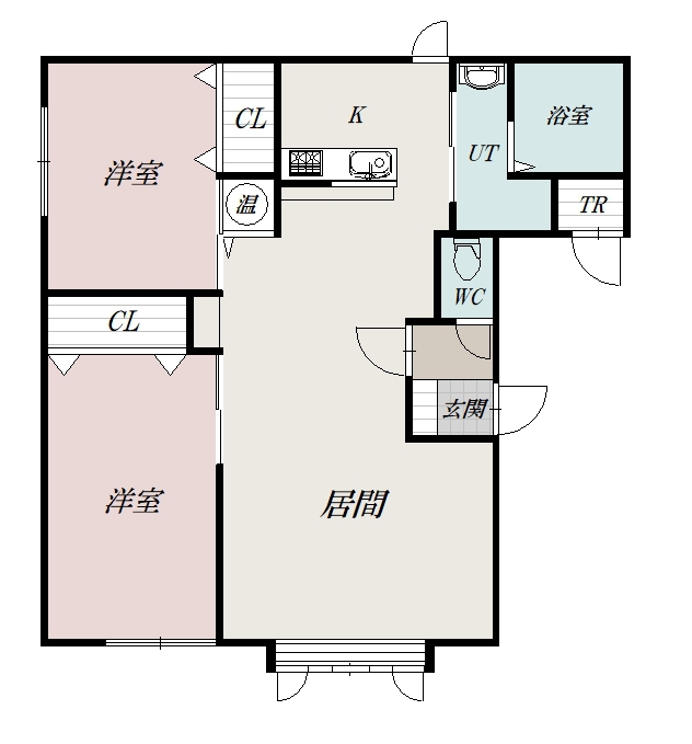 キャンディA201間取図