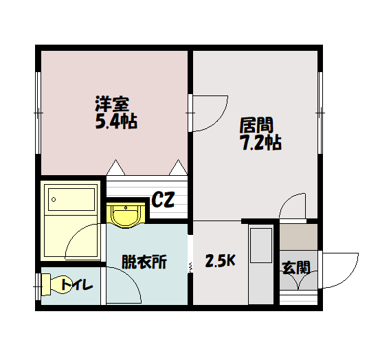 エントランス3・1202間取図