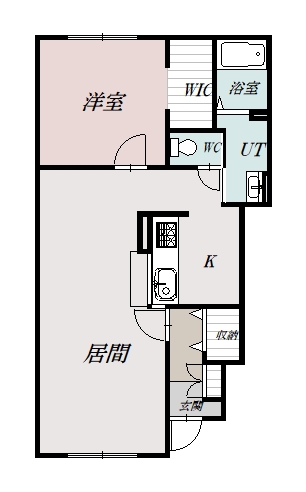 カーサセレノ１０１間取図