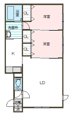 スクエア２・５１０２間取図