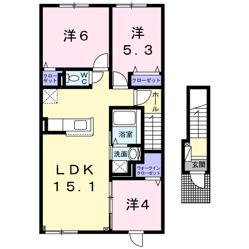 スペランツァ202間取図