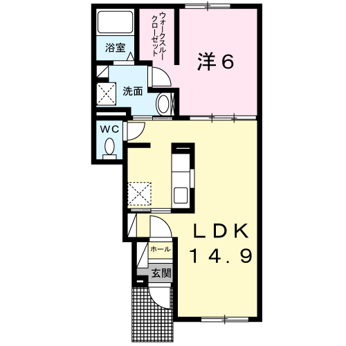 セプテットⅣ103間取図
