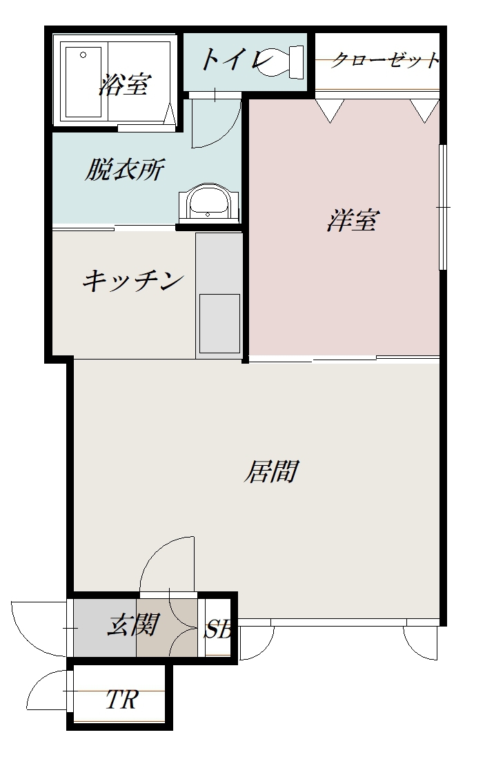 ディアコート１０３間取図