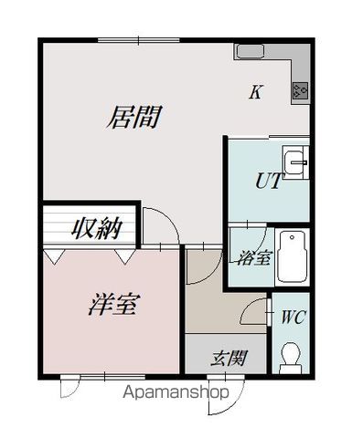 KIハイツ201間取図