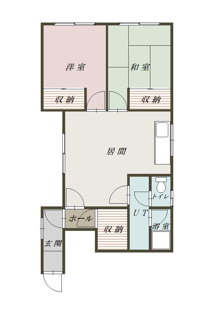 コーポ１０９1間取図