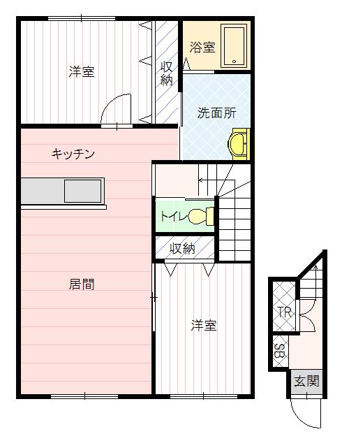 エルムＢ202間取図