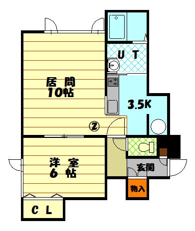コルサージュ２０２間取図
