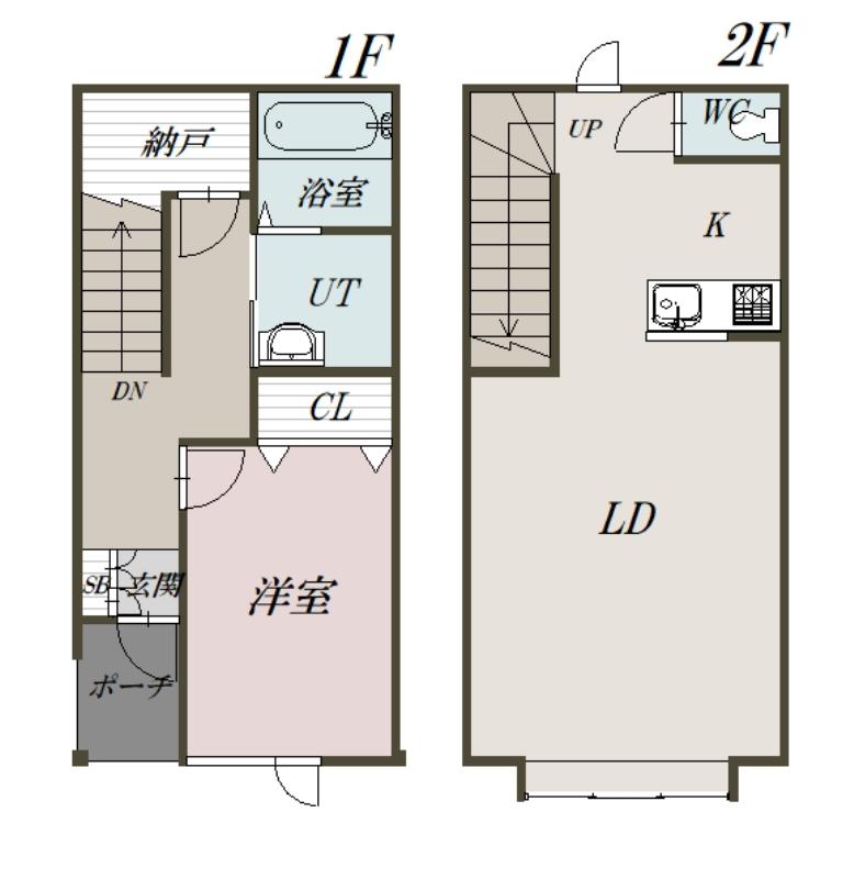 マハロＢ107間取図