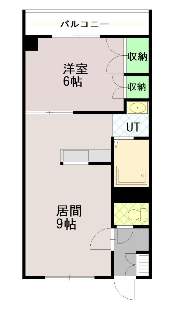 サンセット東８・２３０３間取図