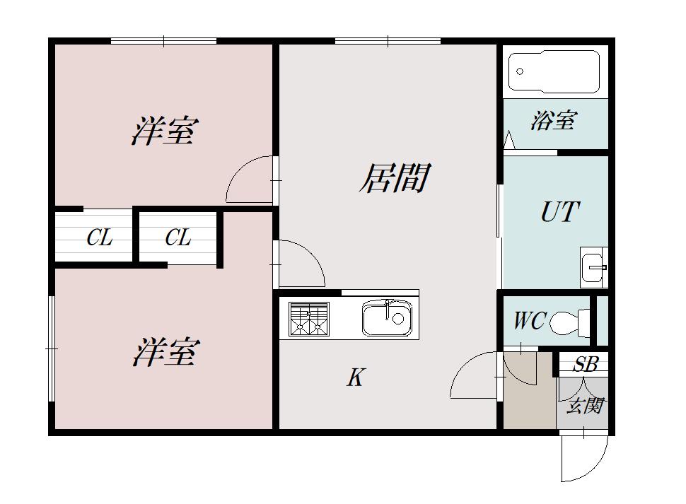 Ｇｌｉｃｉｎｅ　ｄｉｏ202間取図