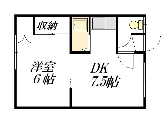 テラスハウス忠和103間取図
