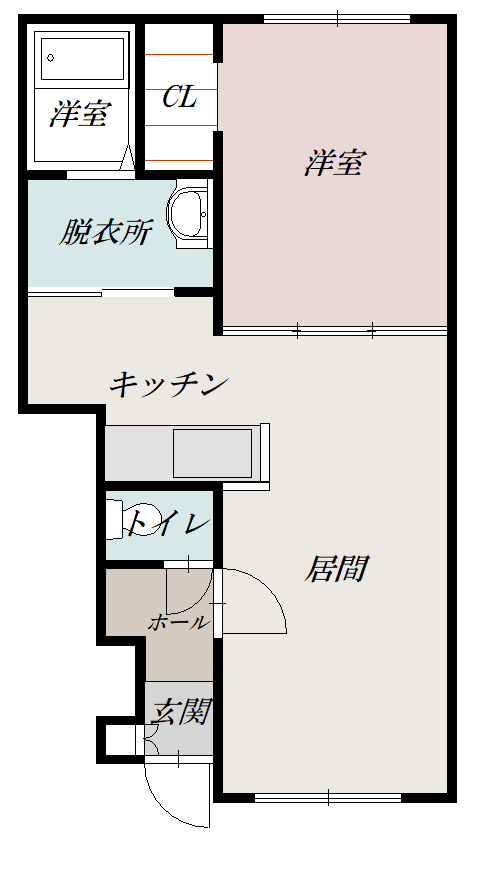 ティラトーレⅡ１０３間取図