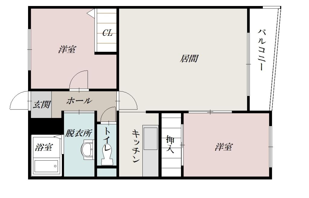 イーストリッチ７．４４０３間取図