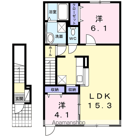 セレーノⅡ203間取図