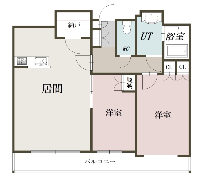 プレミスト旭川ザ・タワー507間取図