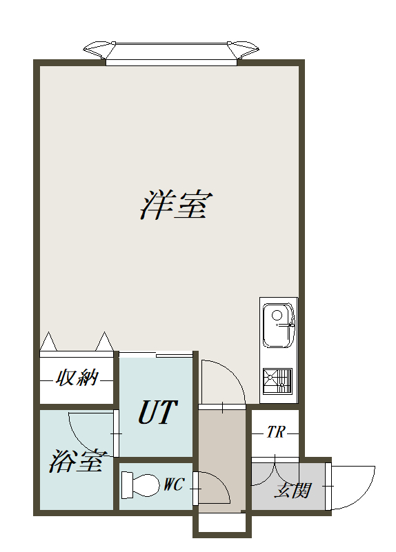 ラポールⅠ102間取図