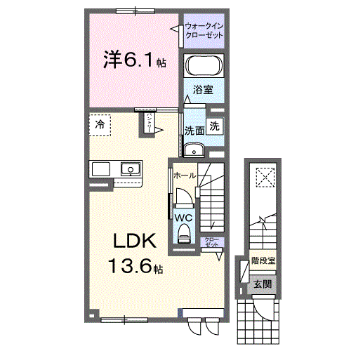 チップ201間取図
