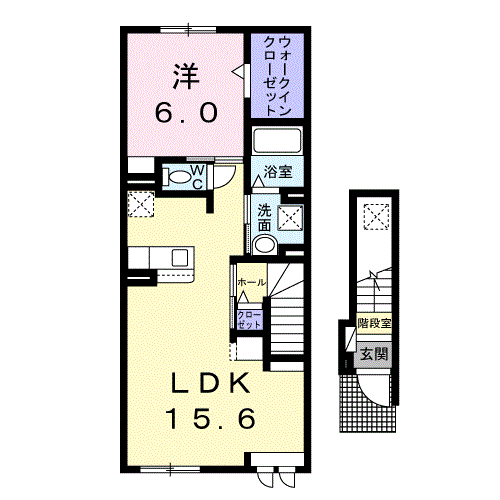 デール201間取図